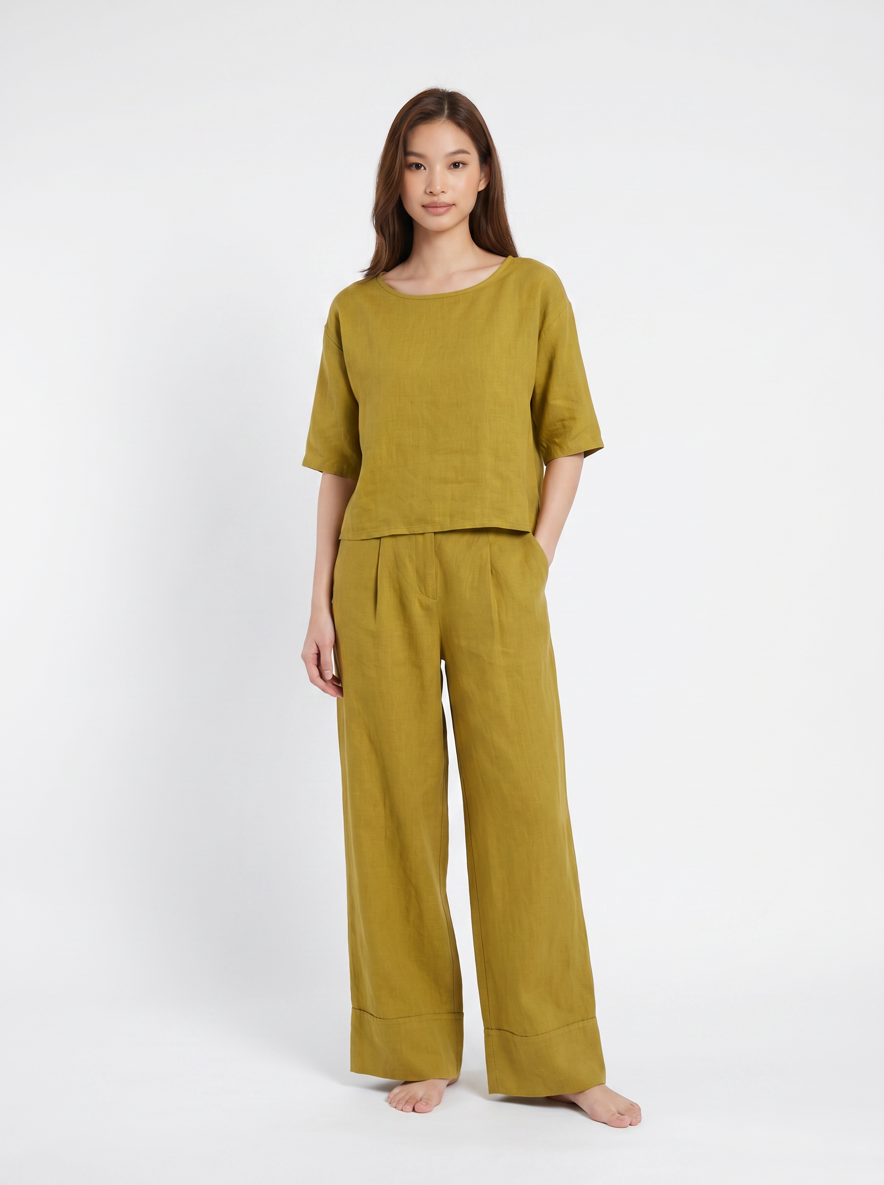 Completo Chic Pantaloni a Tasche