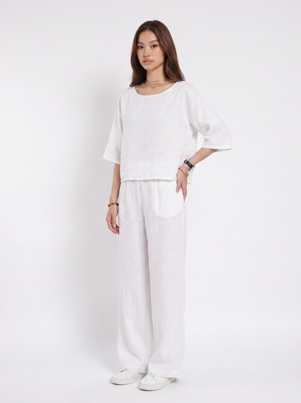 Completo Chic Pantaloni a Tasche