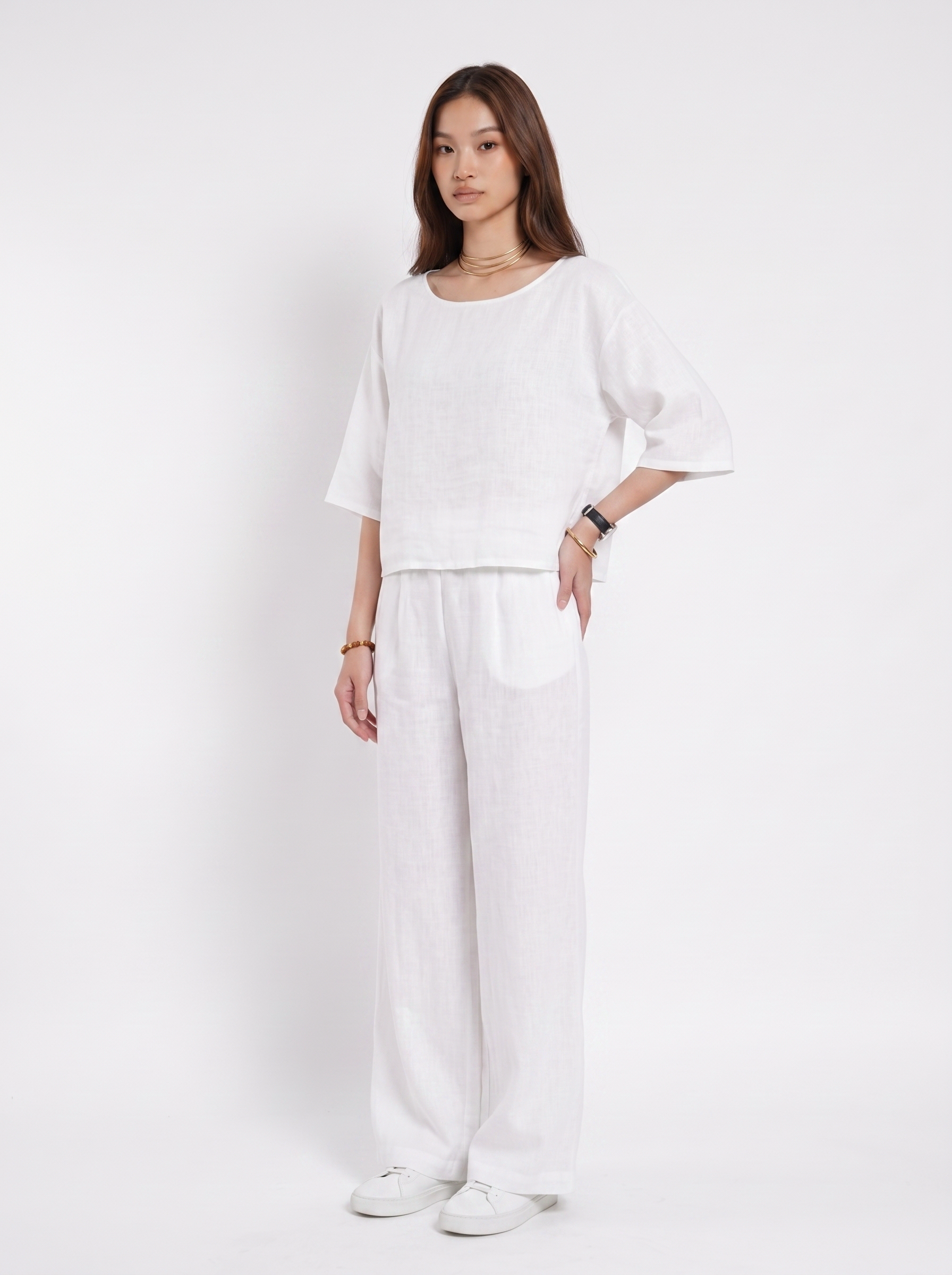 Completo Chic Pantaloni a Tasche