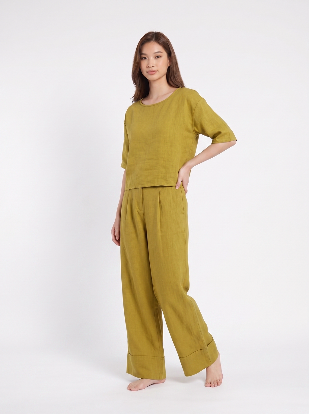 Completo Chic Pantaloni a Tasche