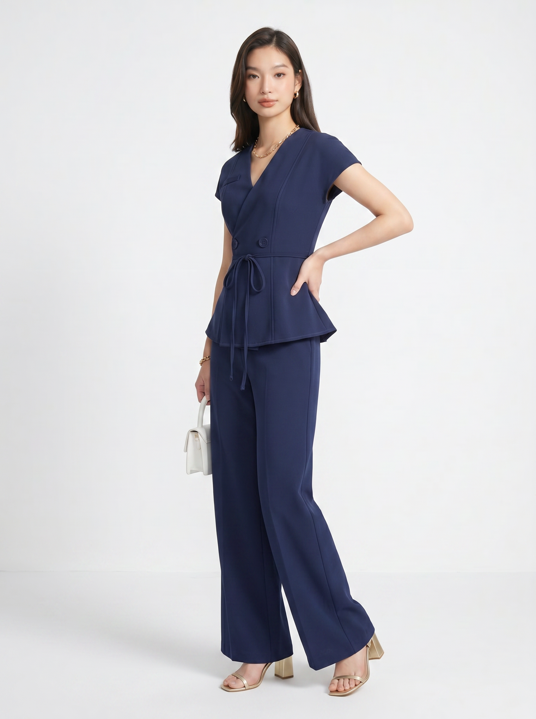 Completo Gilet Allacciato e Pantalone