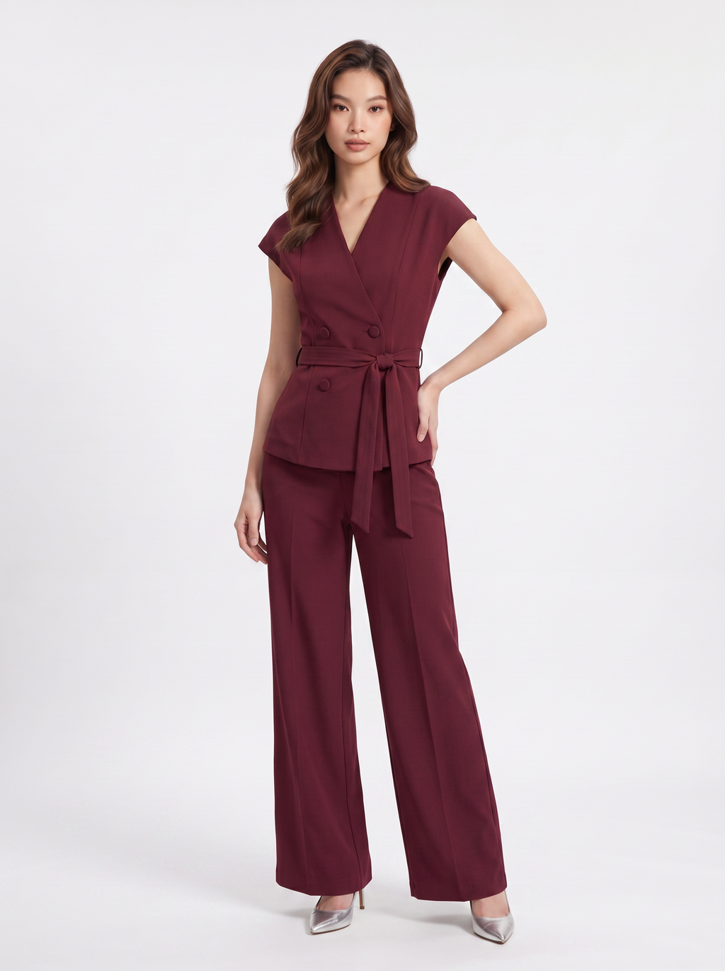 Completo Gilet Allacciato e Pantalone