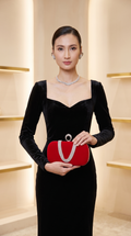 Clutch Gioiello in Velluto